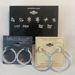 Hypoallergenic earrings bundle